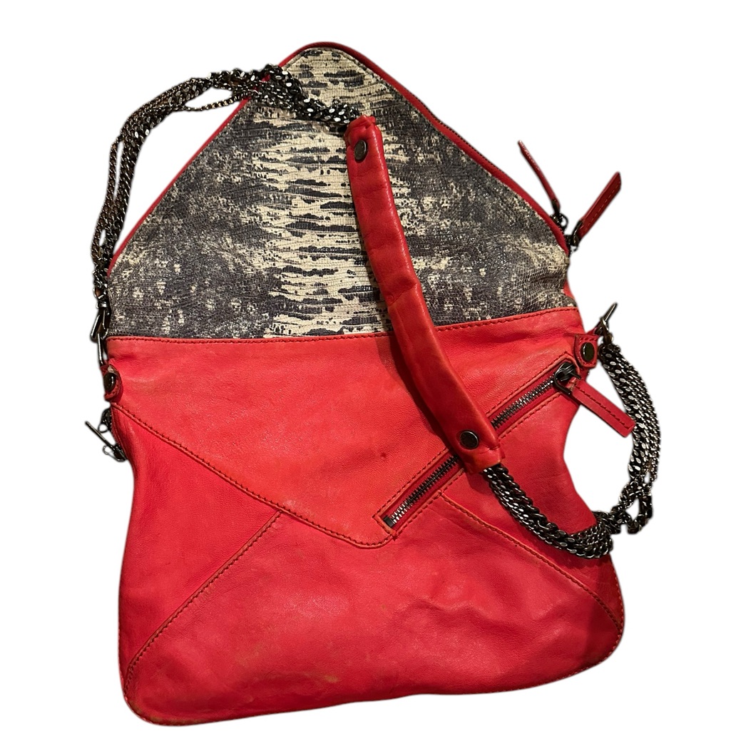 Boyy Slash Python Envelope Purse